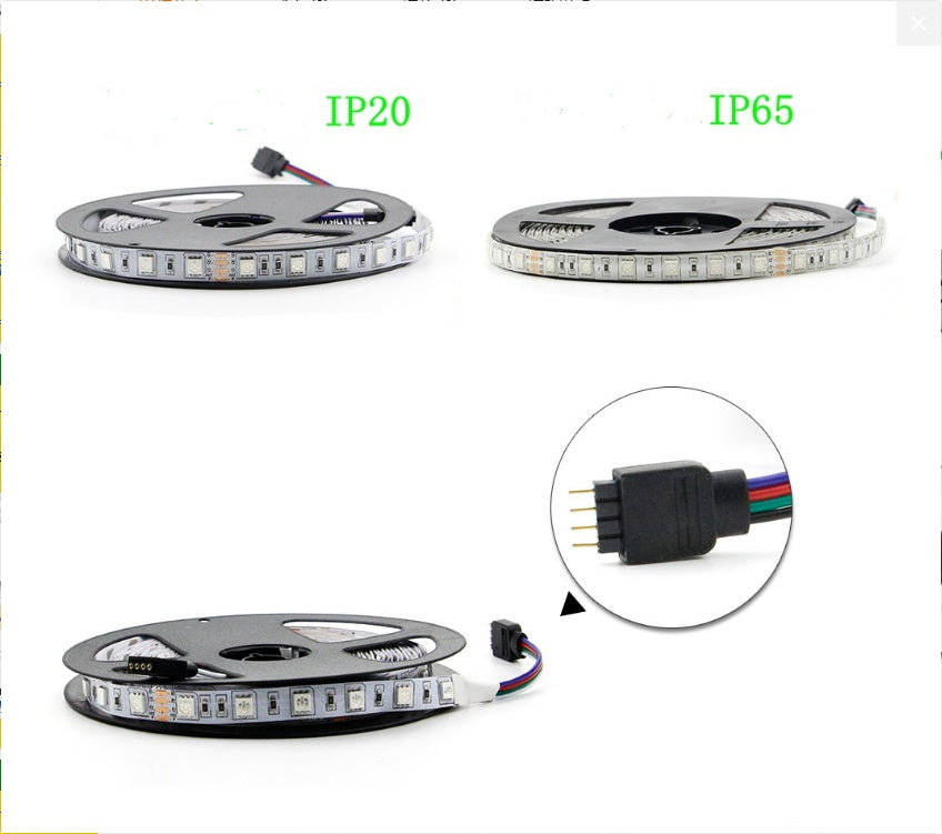LED Light Strips Highlight 60 Light Beads Epoxy Waterproof