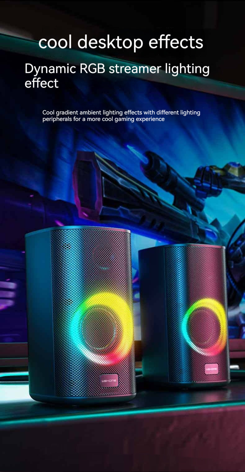 Game Colorful E-sports Desktop Bluetooth Speaker Dual