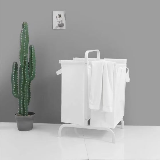 110L 2-Tier Laundry Basket: Storage & Sorting Solution