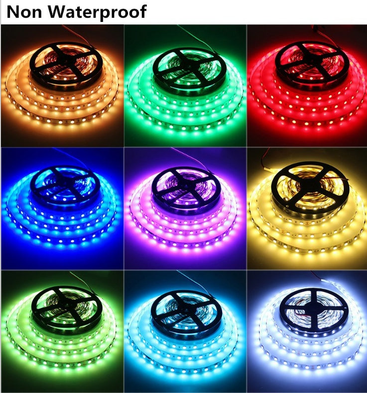 LED Light Strips Highlight 60 Light Beads Epoxy Waterproof