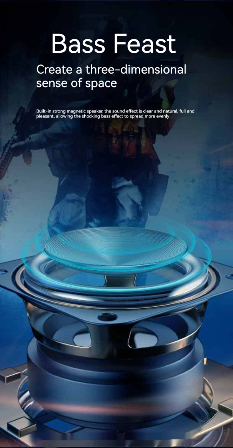 Game Colorful E-sports Desktop Bluetooth Speaker Dual