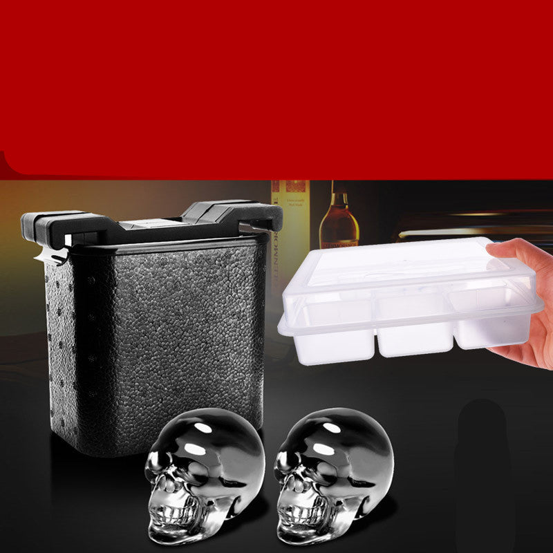 Skull Crystal Ice Tray Mold: Unique Whiskey Cube Maker