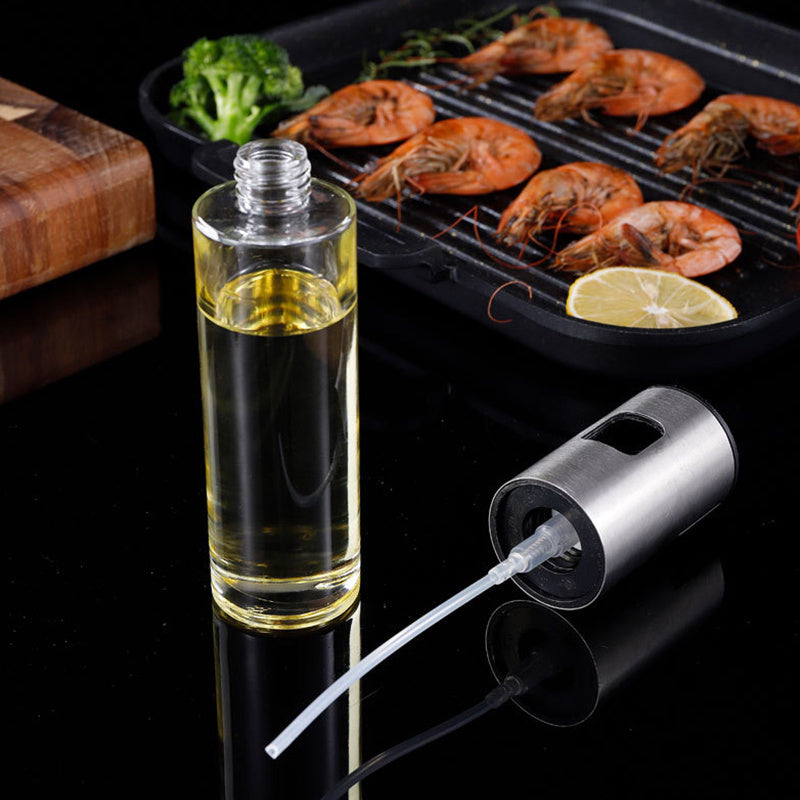 304 Stainless Steel Oil Spray Bottle for Cooking and BBQ