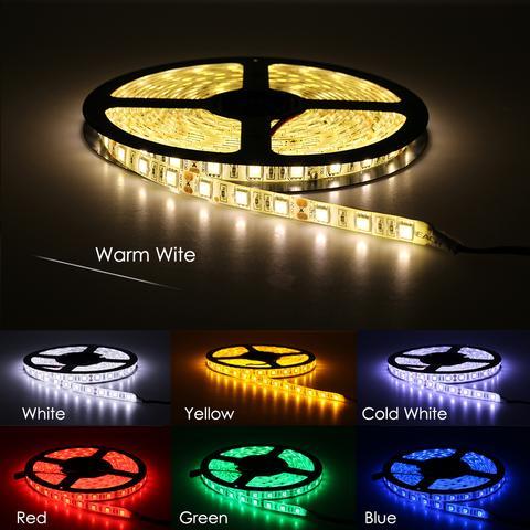 LED Light Strips Highlight 60 Light Beads Epoxy Waterproof
