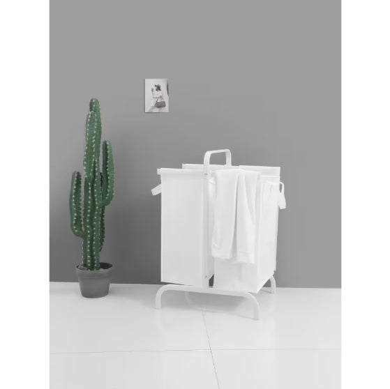 110L 2-Tier Laundry Basket: Storage & Sorting Solution