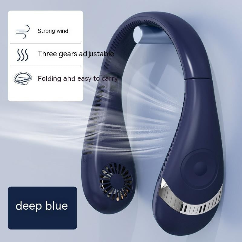 Hanging Neck Fan Neck Hanging Lazy Foldable Small Portable